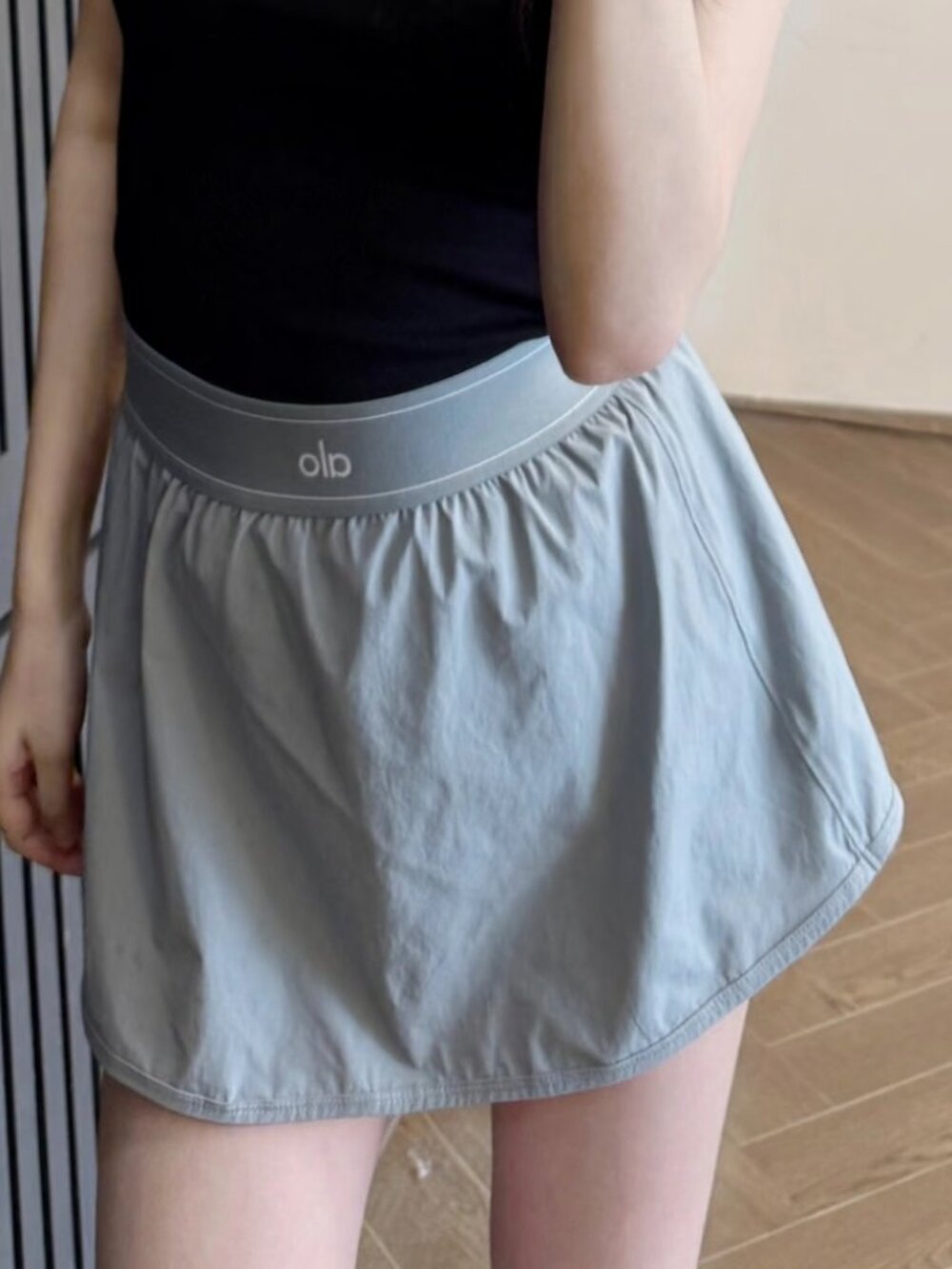 Alo Yoga S·M Match Point Tennis Skirt Grey NWT - Summer Hot Selling🤍🥰 - Picture 7 of 7